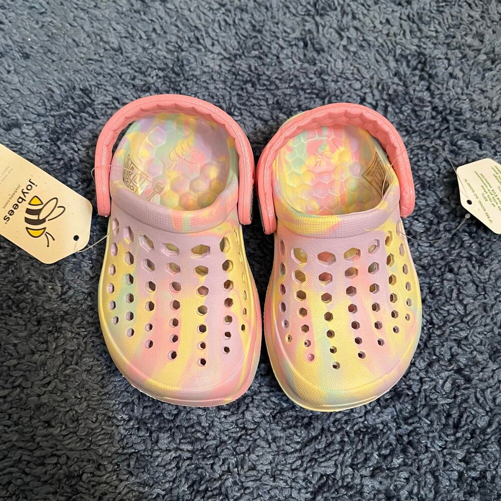 Joybees Clogs Sandals for Baby Girl Size 4/5 NWT - Picture 3 of 7